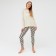 Female set (hoodies, leggings) minku beige color, river 44