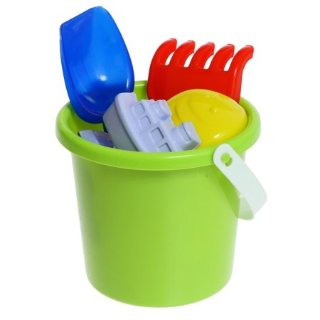 Avgdake sandbox set, with molds, 9 items