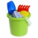 Avgdake sandbox set, with molds, 9 items