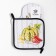 Ethel kitchen set "Vegetable": mittens-seging 20x28 cm, take 19x19 cm, 100% cotton