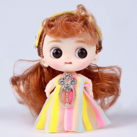 Keychain "doll" with one tail, 9 cm