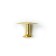 Handle button tundra RK014gp, color gold