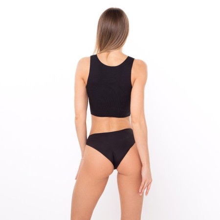 Top seamless female, black color, size 42-44 (m)-5