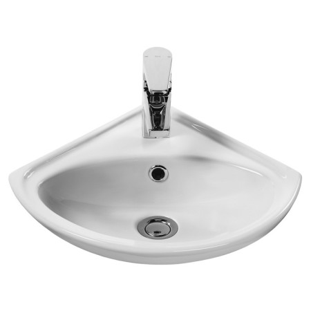 Santek Iris-36 sink with a corner, with a hole for the mixer, without a pedestal-1