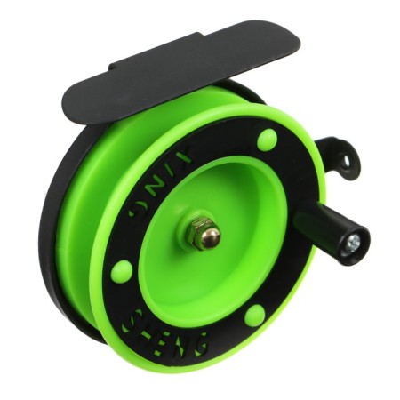 Inertial coil, metal plastic, diameter 6.5 cm, guide, black-salan, 701d-2