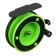 Inertial coil, metal plastic, diameter 6.5 cm, guide, black-salan, 701d