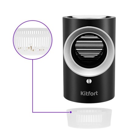 Antimoscate lamp KitFort KT-4019, 2.5 W, 35 dB-5