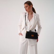 Female bag Textura, average size, black color