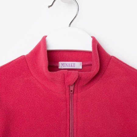 Jumper children's minku dark pink color, size 146-4