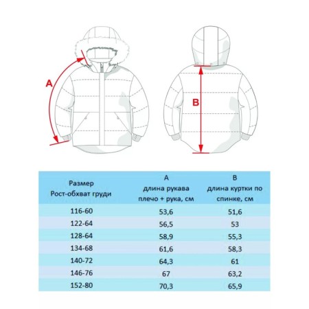 Куртка для мальчика, рост 128 см, цвет милитари синий-7