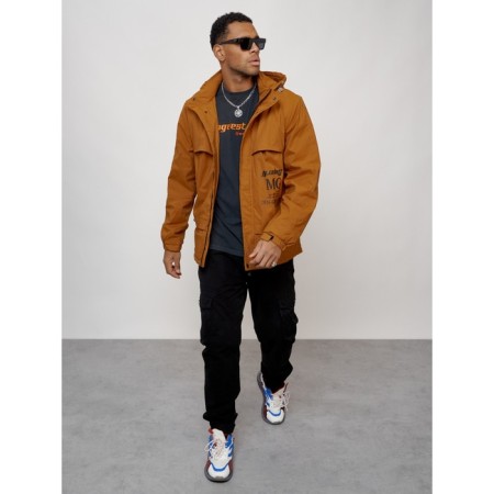 Sports male jacket, size 52, mustard color-8