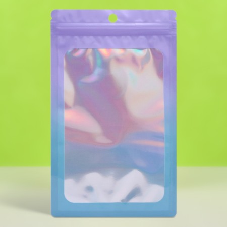 SIP-LOK package with a window, with Euroslot, gradient, 12 x 18 cm-2