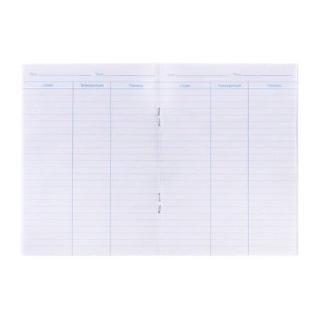 Notebook for recording foreign words a6 24l capybara, regional charts, BL of 65g/m²-6