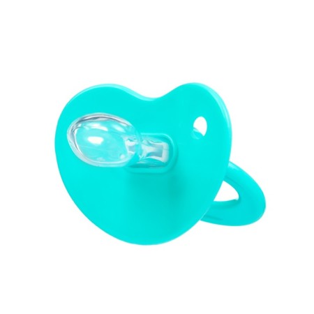 Nipple - silicone dummy orthodontic, from 0 months, with a cap, the color is turquoise-7
