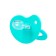 Nipple - silicone dummy orthodontic, from 0 months, with a cap, the color is turquoise