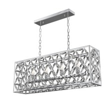 Suspension lamp Maytoni Mod069PL-04CH, E14, 4x60 W, 887x192x940 mm, Chrome