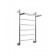 Dvin heated towel rail, F Series, 80/50, 1 ″ –1/2 ″, universal