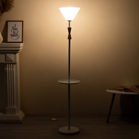 ThorSher "Prince" with a table of 1x15W E27 Model: BR 01038 White/Transparent-11