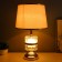 Highlight Lamp with "Gin" E27 40W gold 25x25x45 cm
