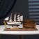 Set of desktop "ship": business card, stand for a pen, 15 x 22 x 7 cm