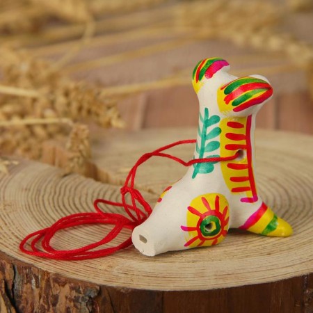 Filimonovskaya toy - whistle "Dog"-2