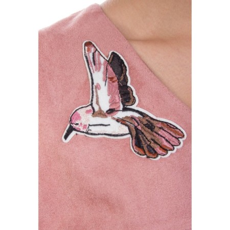 Female blouse, size 48, pink color-4
