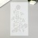 Plastic stencil "chamomile bush" 23x12 cm