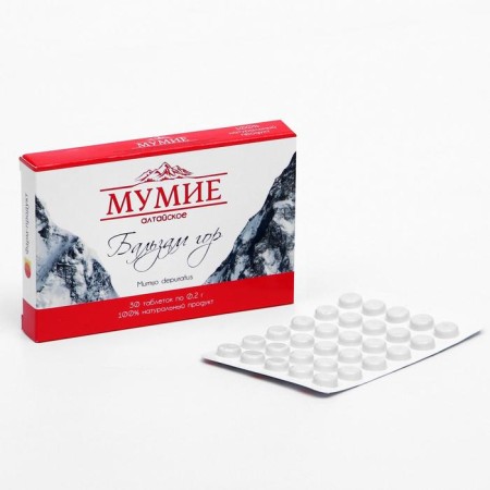 Altai mummy "Balm Gore", 30 tablets. in 0.2 g.-1