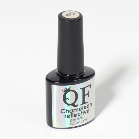 Gel nail polish, “Chameleon”, 3 phase, 8ml, LED/UV, dark green/raspberry color (03)-11