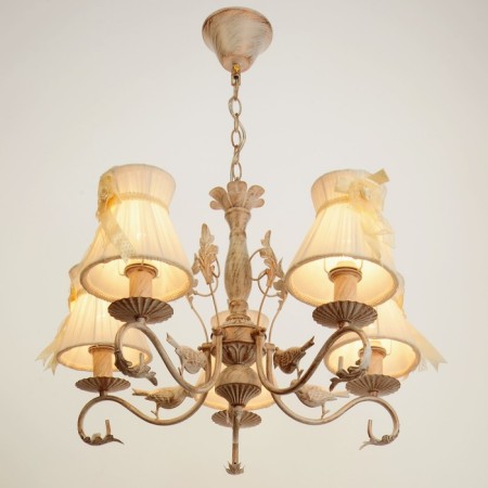 Lurator "Laurent" 5x40W E14 white+gold 61x61x90 cm Bayerlux