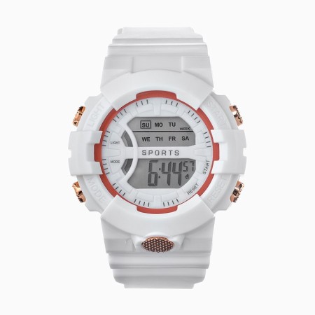 Women's watches electronic, silicone strap, with a calendar, waterproof