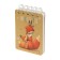 Notepad A7, 108 sheets in the line on the crest, Smart Journal, hard cover, tinted block 80 g/m2, mix