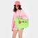 Bag Women's Beach Into the Sea, 50x34.5x14 cm, green color