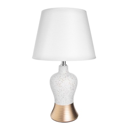 Gino table lamp E14 40W white-gold 22x22x30 cm Risalux-6