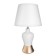 Gino table lamp E14 40W white-gold 22x22x30 cm Risalux