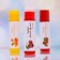 Set of lip balms: grapefruit, cherry, honey