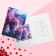 Postcard "Beloved wife from March 8!", Lilac, 12 x 18 cm