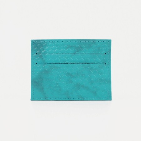 Cardholder Textura, turquoise color-3