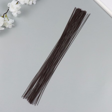 Wire for the manufacture of artificial colors "Coffee" winding plastic 40 cm section 0.7 mm 104248