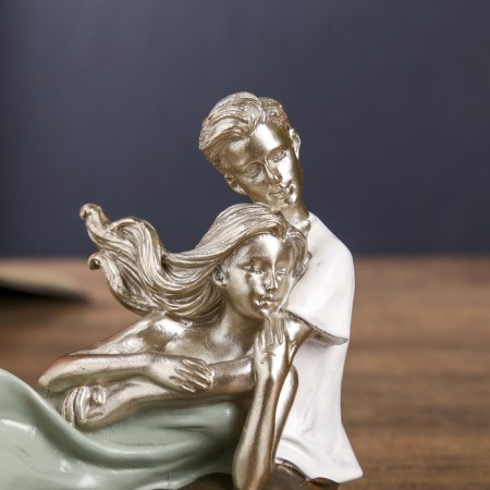 Souvenir Polystone "Falter couple" 11.5x21x9 cm-5