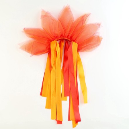 Carnival rim "Radiant Sun", color red-orange-9