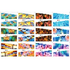 TNL slider, large sheet, a0169-0180