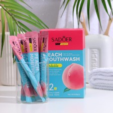 A set of rinses for the mouth in sticks with the taste of peach, 20pcs of 10 ml