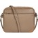 Cross-Bodi Bag with Mumi zipper, with cosmetic bags, beige color