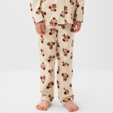 PAZHAMA Children's KAFTAN Cheburashka R.32 (110-116)-1
