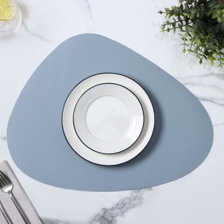 Serving napkin on the TEM table, 44 × 35.5 cm, blue color-3