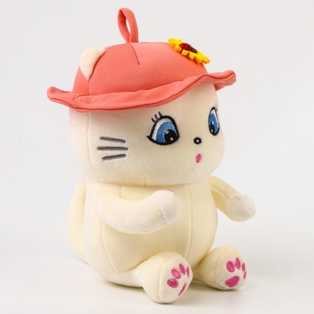 Soft toy "White cat"-8