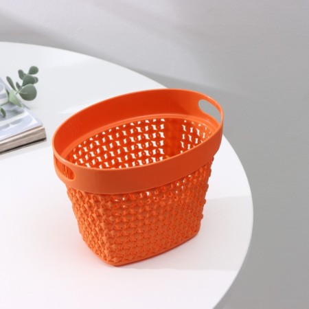 Basket for trifles with handles, plastic, 16.5 × 11 × 12 cm, color mix-1