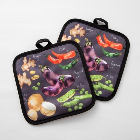 Kitchen set of the “Vegetables” shares, a grade 17x17 cm - 2 pcs-1