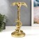 Souvenir Polystone Squint "Snake on Palma" gold 31x13.5x13.5 cm